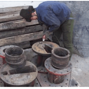 水泥厂煤粉转子秤的耐磨防腐修复维修